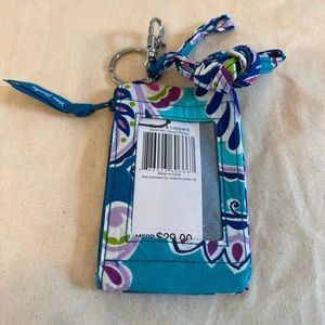 NWT Vera Bradley Zip ID & Landyard